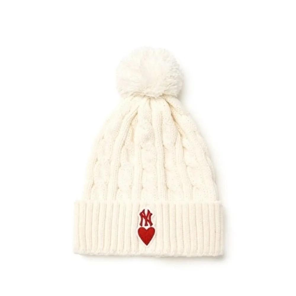 [MLB] MLB Kids Heart Beanie A7 7ABNH0246 50IVS 7ABNH0246 50IVS/F
