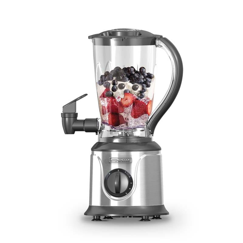 500W Stainless Steel Blender with Tap and Grinder Kitchencook Juice HUB