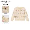 Teenie Weenie Kids Baby Girl Jacquard Knit Cardigan