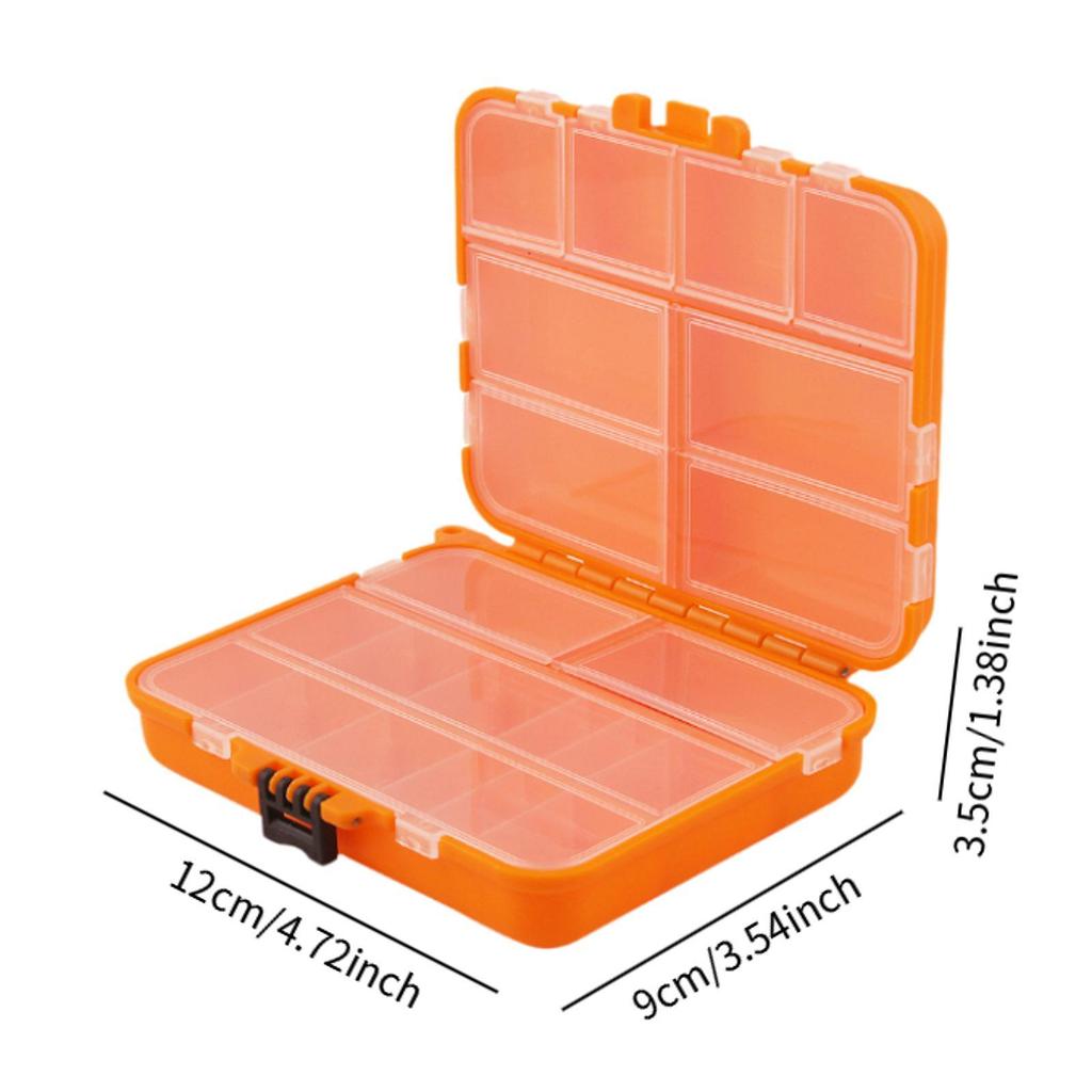 Fishing Tackle Box Sturdy Multifunction Fishing Gear Box Fish Hook Case Fishing Accessories Organizer for Fishing River Lake