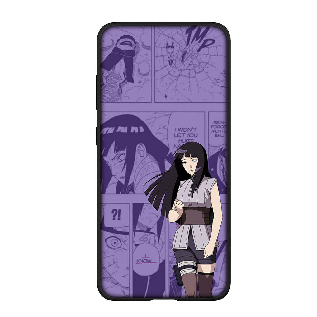 For Samsung Galaxy S24 S23 iPhone 16 15 14 Xiaomi Redmi Note 13 12 11 10 8 Plus 9 Pro Max X XR A16 Phone Case Naruto Hinata Hyuga OPPO Huawei Cover