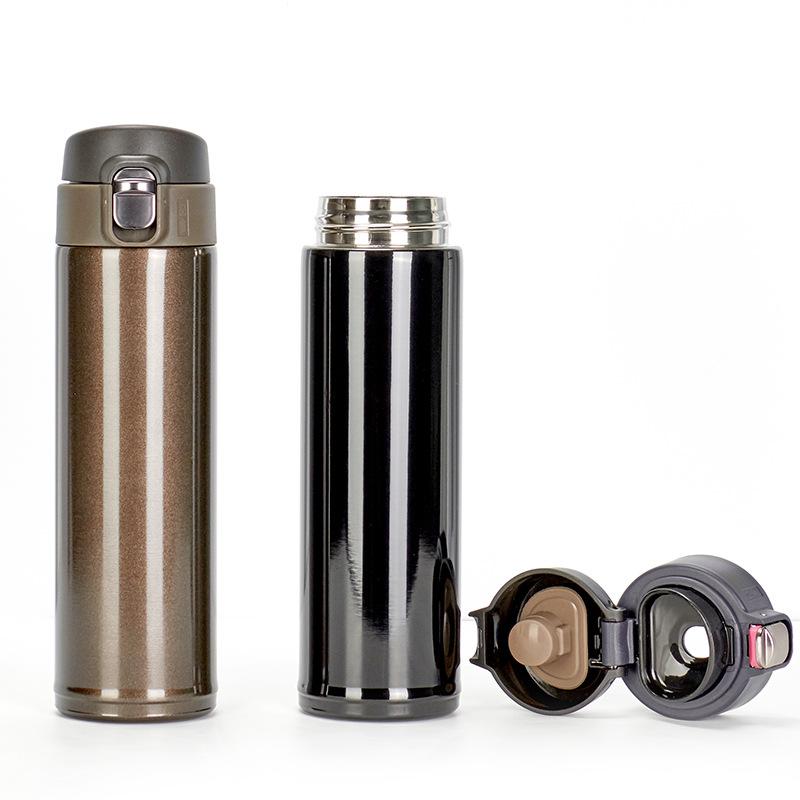 Explosions Bouncing Cup Venkovní sportovní pohár na vodu 304 Nerezové přenosné poháry na ruce Dárkové poháry pro muže a ženy.