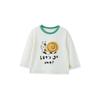 Papa Crawl Kids' Animal Print Long Sleeve Cotton T-Shirt