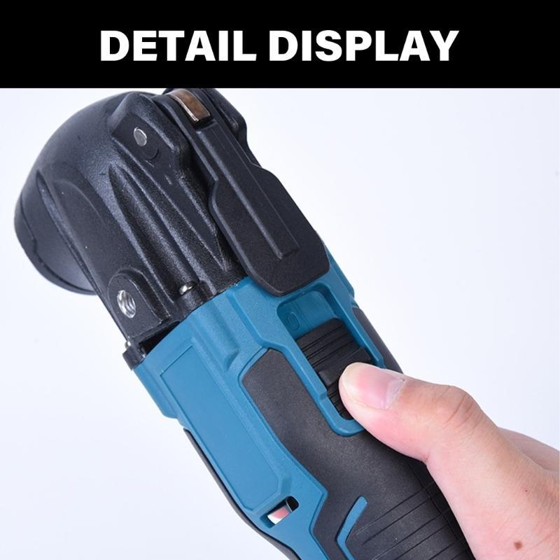 Oscillating Multi Tool 6000-20000RPM Cordless Electric Woodworking Cutting Tool Home Decoration for 18V Battery