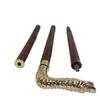 Snake Face Brass Handle Canes and Walking Sticks for Men  Women  91.44 Cm Brown Wood Brass Handle Unisex Derby Foldable Cane