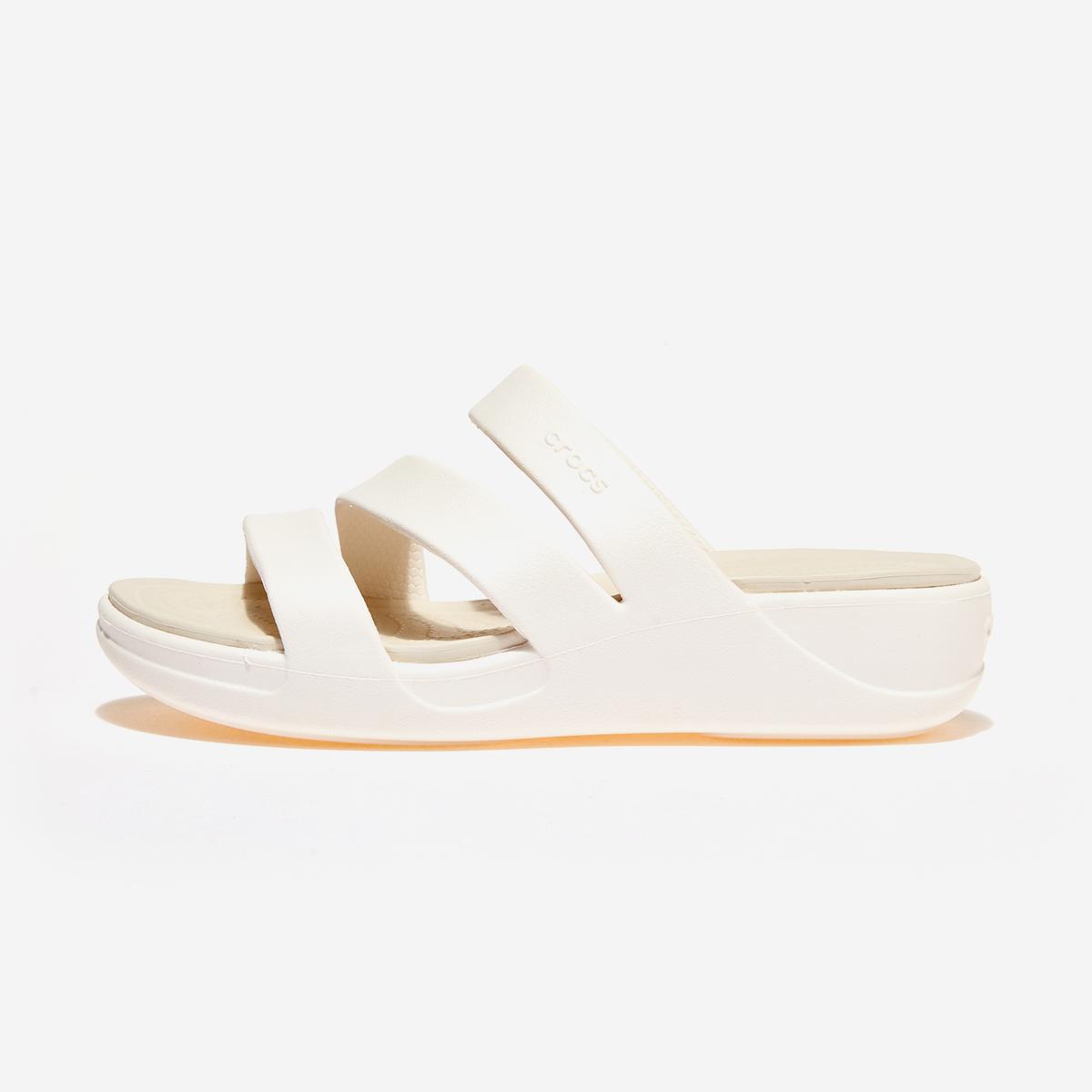 

[CROCS] Женские кроссовки Crocs Boca Strappy Wedge CRS207434-1010097394, популярная обувь в Корее