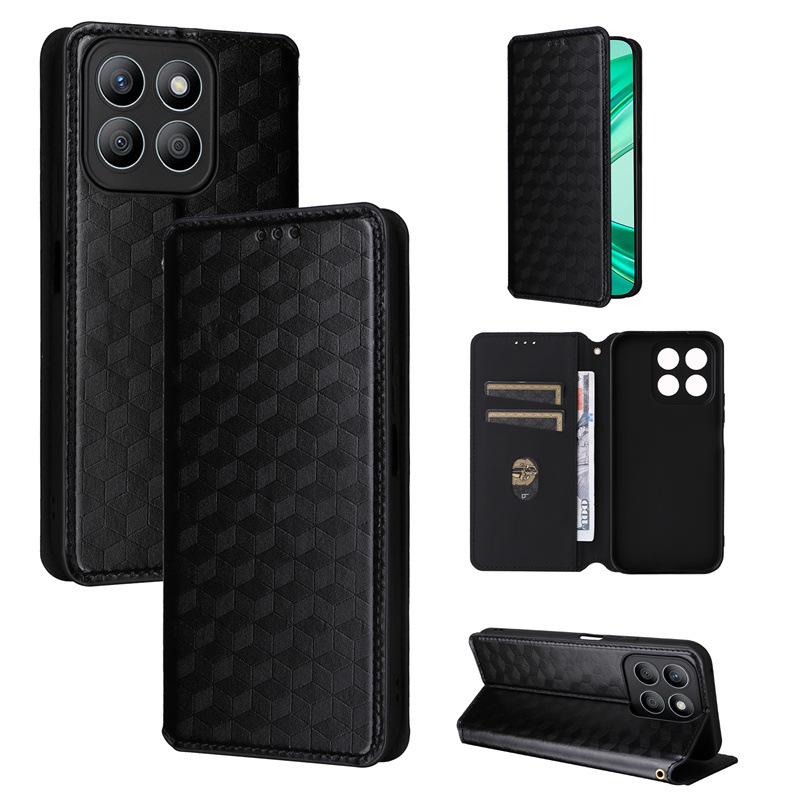 Flip Cases For Honor X8C 4G Leather Case [Flip Vintage Leather] Shockproof Durable Retro Protective Cover