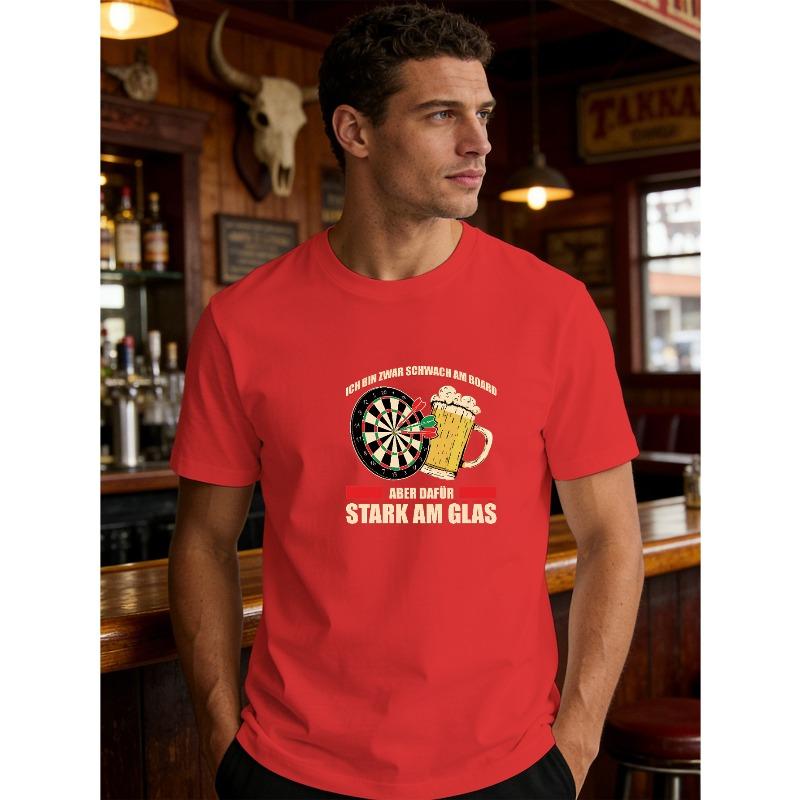 

Casual Short Sleeve T-Shirt XXL червоний