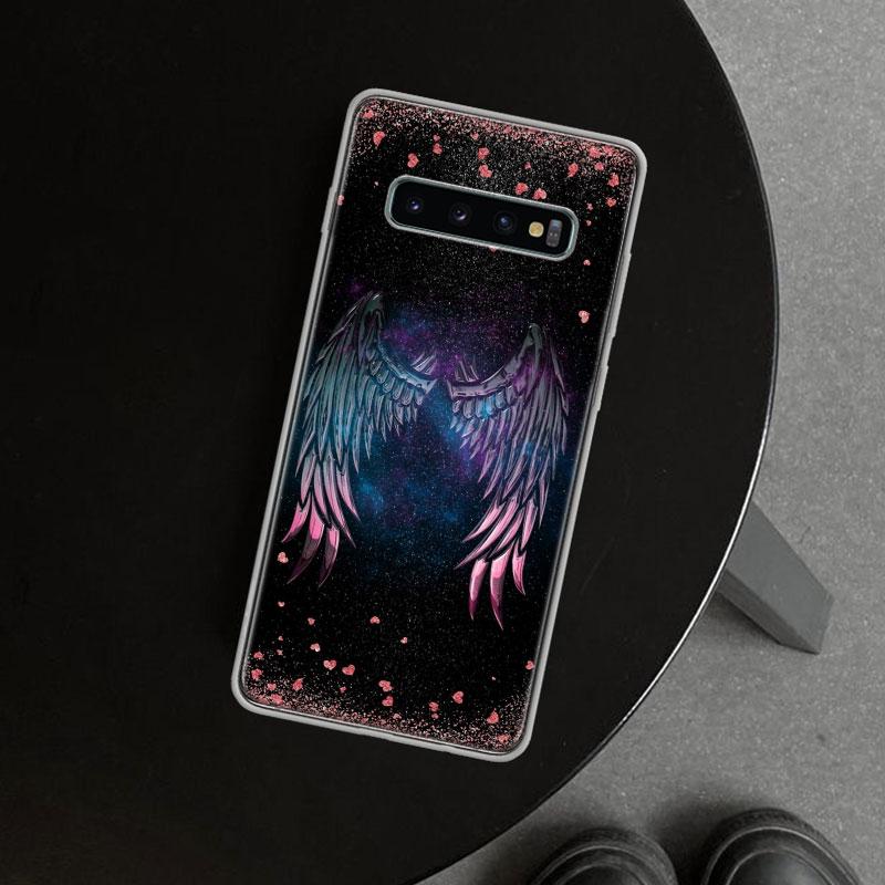 Angel Wings Demon Wing Phone Case Cover for Samsung Galaxy S26 S25 Edge S24 S23 Ultra S22 Plus S21 FE S20 + Art Customized Funda