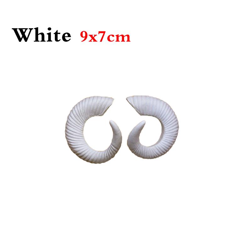 1 Pair Vintage Simulation Plastic Sheep Horn Party Hair Accessories Props Decor 1 Pair Vintage Simulation Plastic Sheep Horn Party Hair Accessories Props Decor
