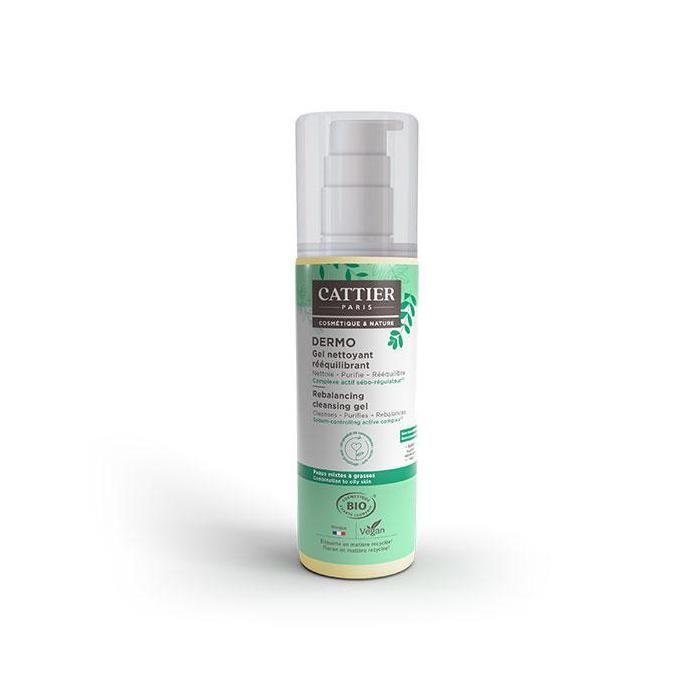 Cattier Gel Nettoyant Rééquilibrant Peaux Mixtes à Grasses 200ml