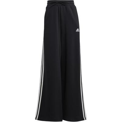 Essentials 3-Stripes French Terry Wide Pants Women Bottoms Black HZ5747