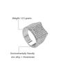 Men's Three-Dimensional Diamond-Studded Hip Hop Fashion Ring