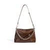 New Versatile Cowhide Square Women's Bag Premium Simple Zipper Shoulder Messenger Bag