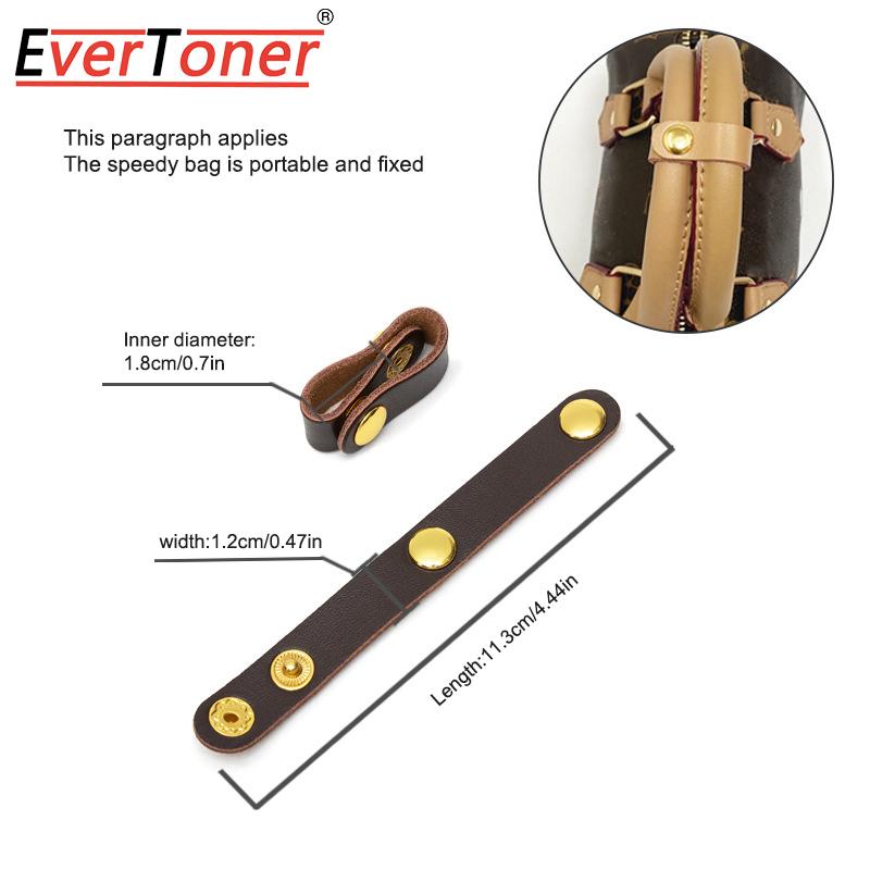 EverToner Leder-Taschengriff Befestigungsschnalle Verkürzungsklammer Taschenriemen Befestigungsschnallen Umgebaute Riemen Taschengurtzubehör