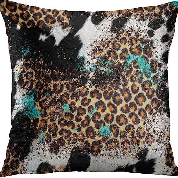 American Retro Linen Peach Leather Velvet Pillow Case Living Room Sofa Office Car Cushion