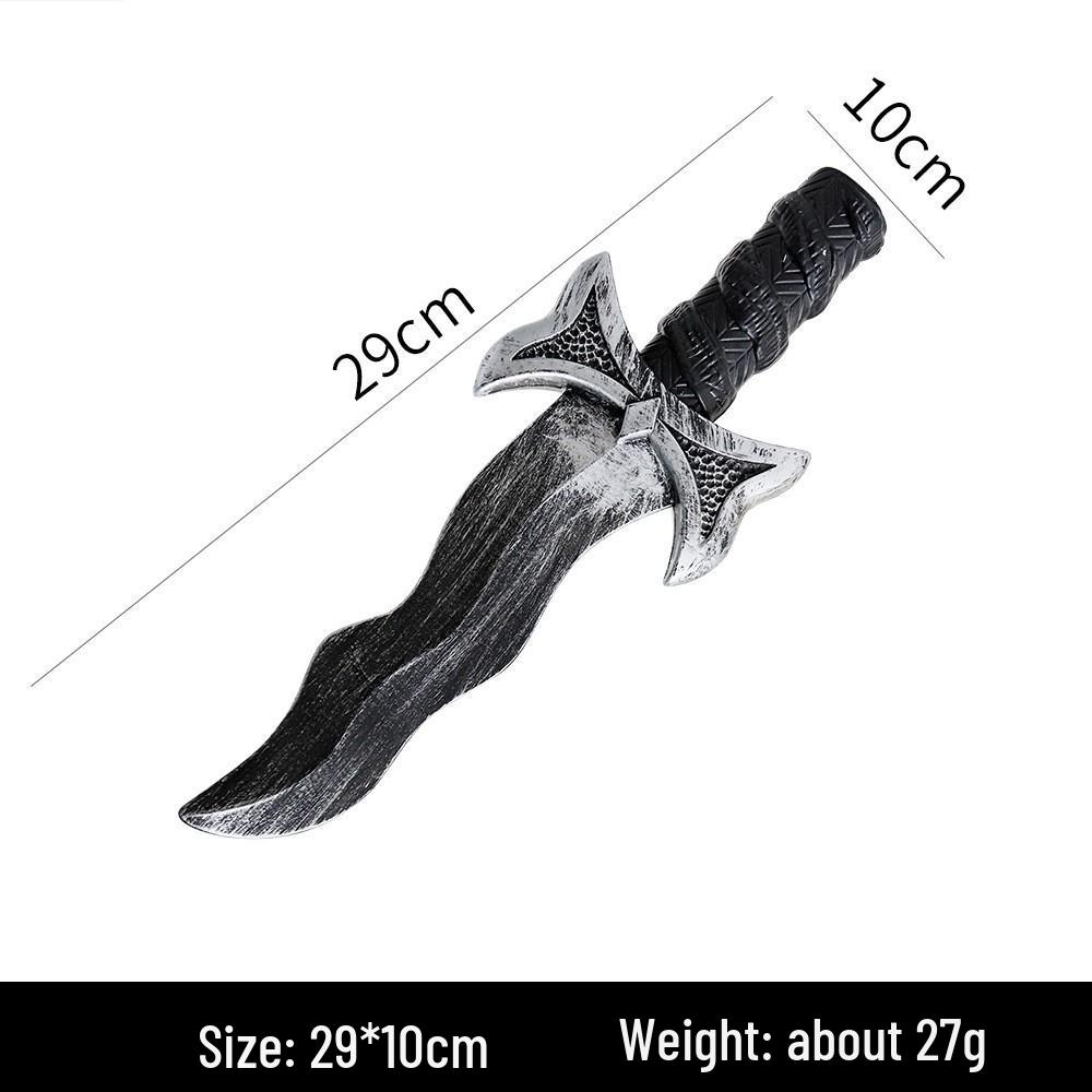 

Halloween Simulated Blood Kitchen Knife Prank Prop - Ghost Festival Decoration One Size