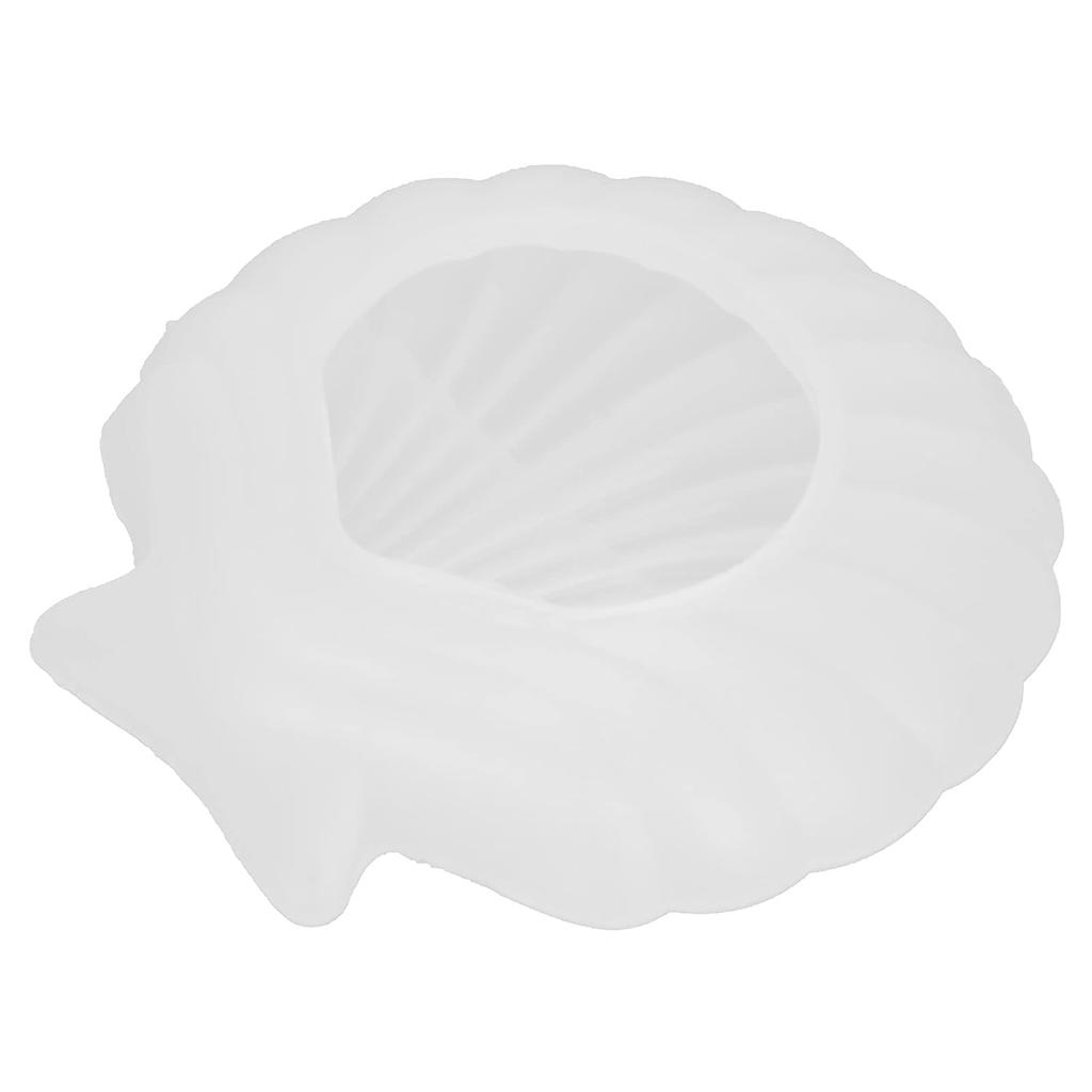 Shell Jewelry Tray Resin Mold, DIY Tray Resin Silicone Seashell Silicone Storage Plate Easy to Demold Seashell Storage Plate Silicone for DIY Crafts