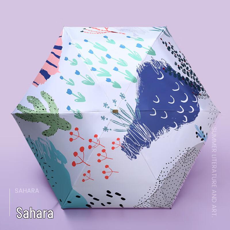 

OIMG Ультралегкий 5-складной карманный зонт от солнца (УФ) и дождя