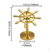 Desktop Ornament ,Marine Rudder Figurine, Creative Marine Sculpture