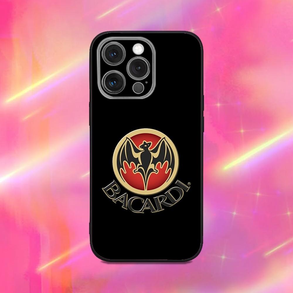 

Vampire Bat B-Bacardis Phone Case For iPhone 16,15,14,13,12,11,Pro,Max,Plus,X,XS,XR,SE,8,7,Mini,Soft Silicone Black Case iPhone11PROMAX