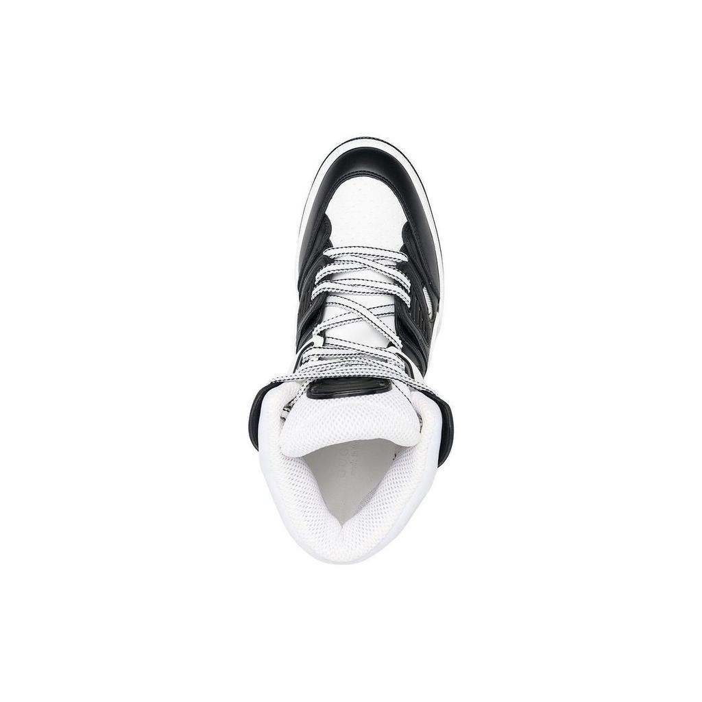 Gucci Wmns Basket High 'Black White' Women's 676094 2SH80 1064