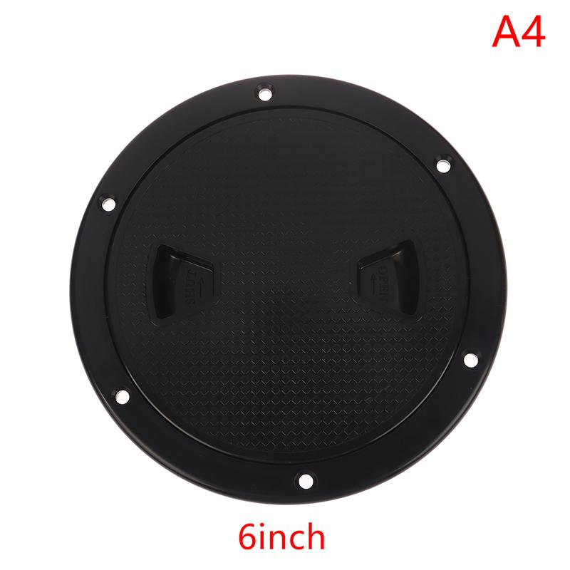 Capac rotund antiderapant pentru punte, 4/6/8 inch, pentru inspecția orificiilor de inspecție a trapei, pentru barca, pentru iahturi