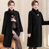 Middle-Aged Women'S Long Imitation Mink Velvet Fur Coat, Mother'S Fur Integrated Coat Looks Thin