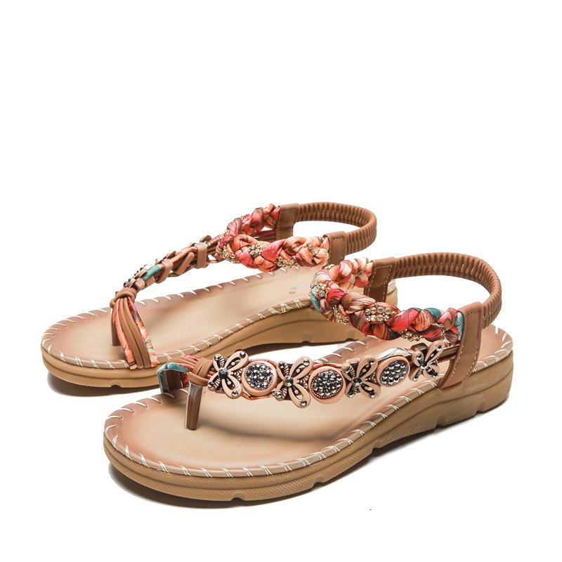 Módní sandály Pohodlná dámská obuv Protiskluzová obuv pro volný čas