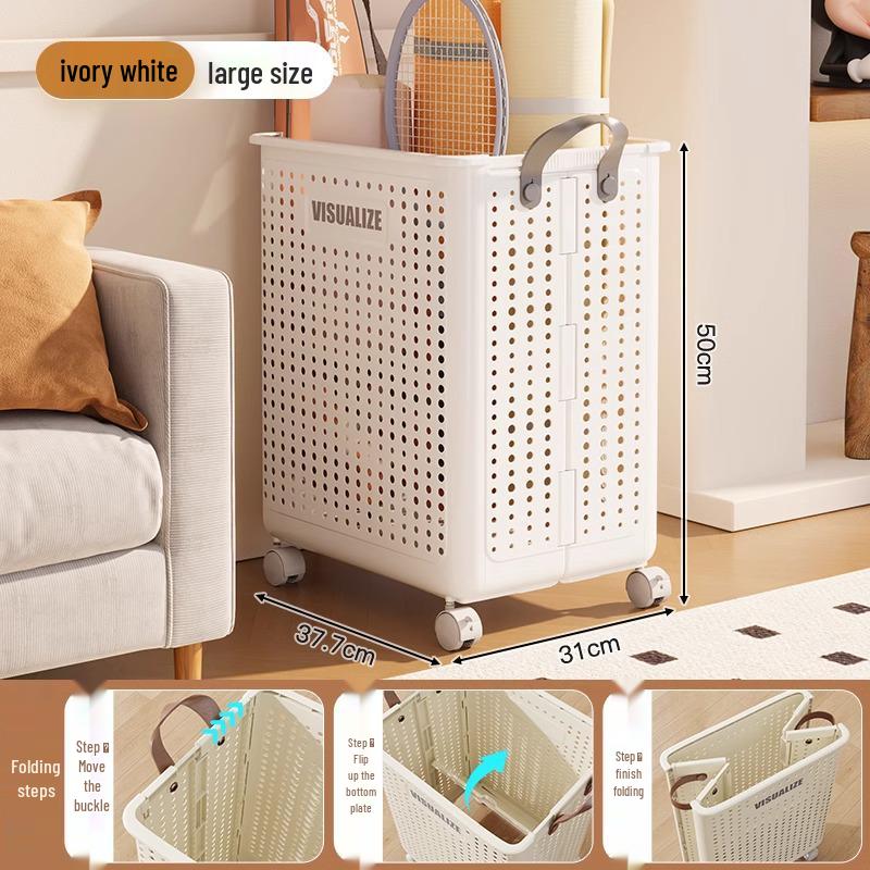 

Кошик-органайзер на колесах для килимка для йоги та спортивного інвентарю