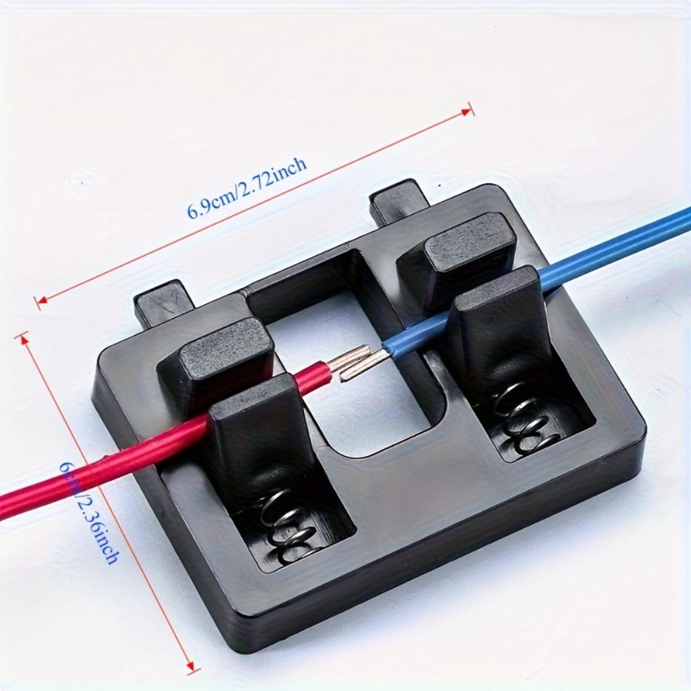 1Pc Professional Wire‑Welding Clamp,Spring‑Grip Portable Adjustable Soldering Holder,Quick‑Release Wire Fixer for Electrical,Renovation Projects