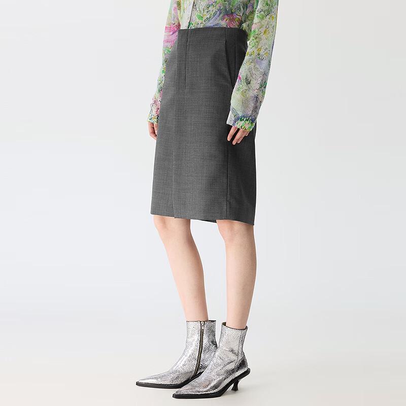 JNBY 2025 Spring Casual Midi Skirt