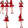 Stunning Women Fashion Santa Claus Xmas Costume Waistbelt Cosplay Outfit Gift