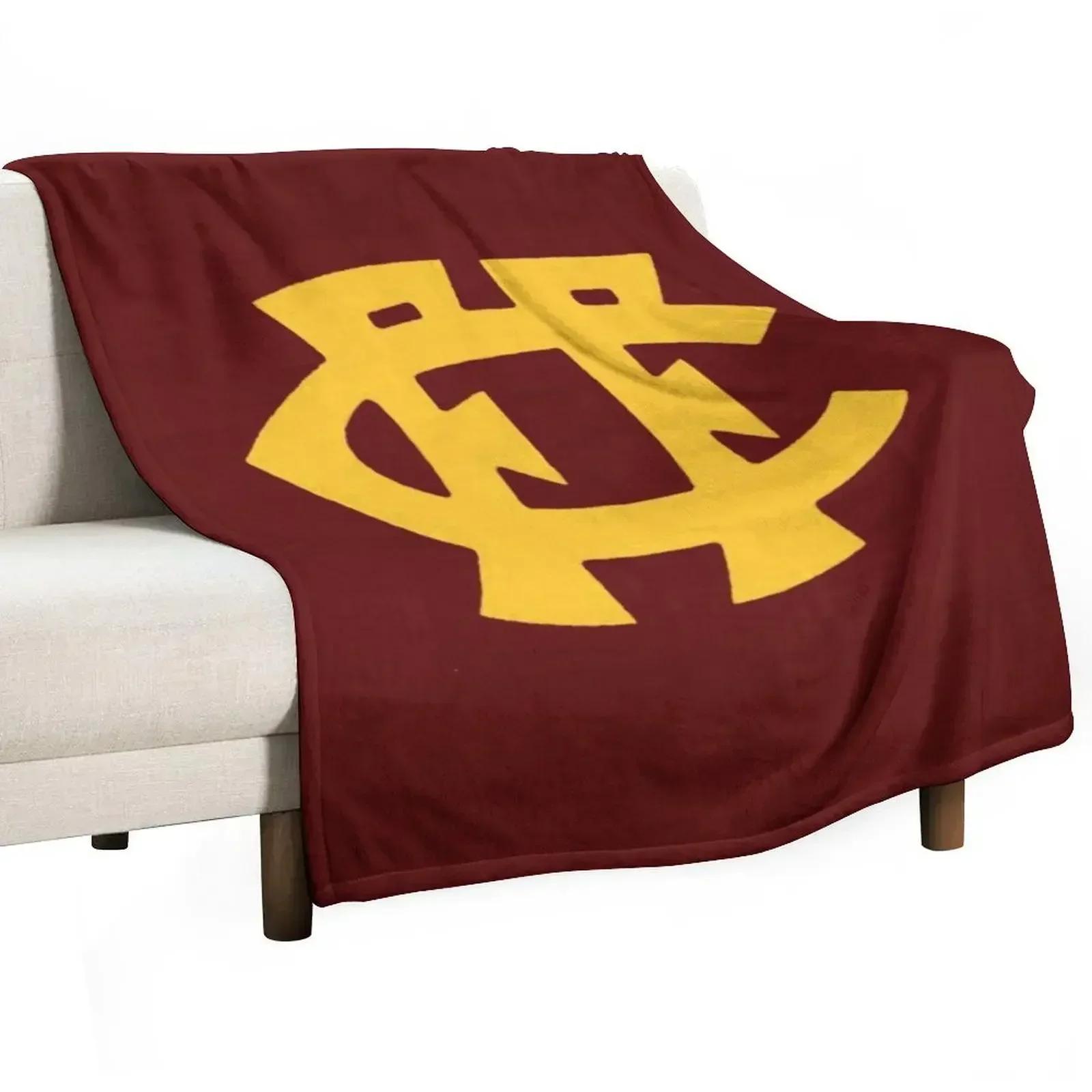Fitzroy Football Club Throw Blanket Wrinkle Resistant Lightweight Blanket 75X95CM