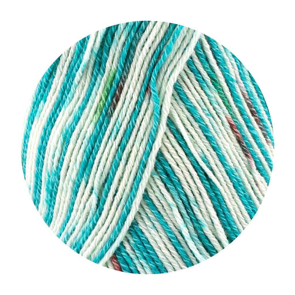 Opal Original Cotton Sock Cotton Blue Moonstone Yarn, 4-ply, Blend, KFS267.