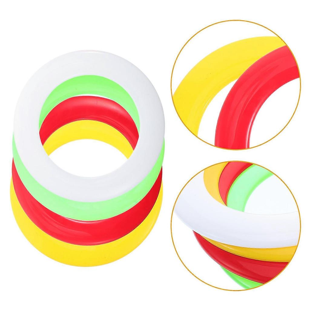 Plastic Flying Disc Toys Hollow Shape for 16Pcs Family Use