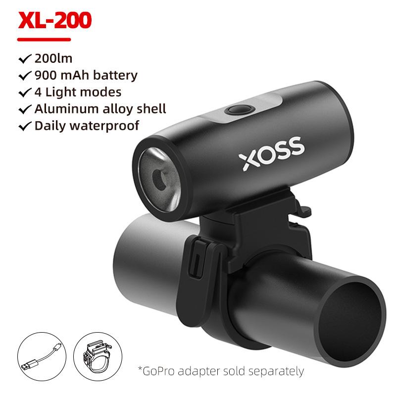 XOSS 200-3000 Lm Φως Ποδηλάτου XL1200 Φανάρι Κεφαλής Αδιάβροχο Επαναφορτιζόμενο Μπροστινό Φως Φανάρι Ποδηλάτου Αλουμινένιο Εξαιρετικά Ελαφρύ Φακός