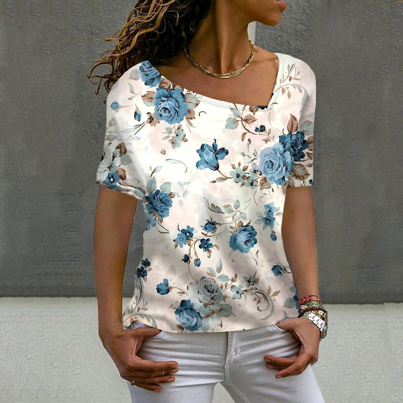 

Женская модная повседневная блузка с длинным рукавом и длинным рукавом с принтом M хаки