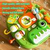 Non-Toxic Dinosaur Piano Puzzle Game Montessori Busy House Other Educational Toys Baby Sensory Busy Board Toys For Toddler Christmas Gifts