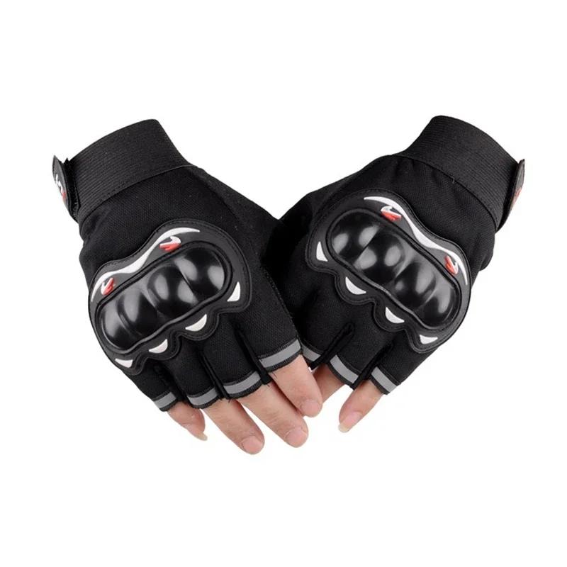 Motorcycle Gloves half  Finger Tactical Knuckles Protective Motocross Gloves Durable Riding Working cycling Gloves