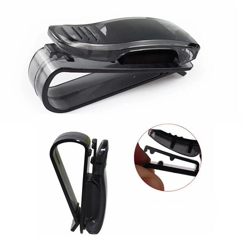 2PCS Auto Fastener Car Vehicle Sun Visor Sunglasses Eyeglasses Glasses Holder Card Ticket Pen Clip Automotive Accessories