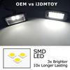 18-SMD 3x Brighter Xenon White Full LED License Plate Light For Tesla CyberTruck