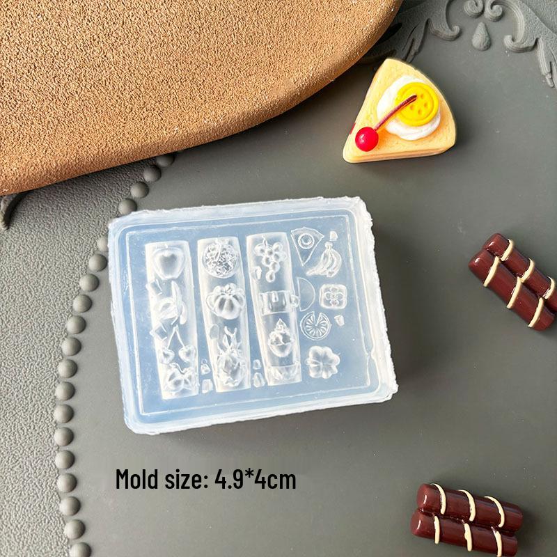 Stampi per Unghie Artistiche 3D in Alta Trasparenza - Design Orsetto, Fiocco, Bouquet
