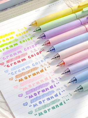 Penne Gel Click-Action Multicolore Serie Morandi Classe 2 Grado 3 per Prendere Appunti e Segnare