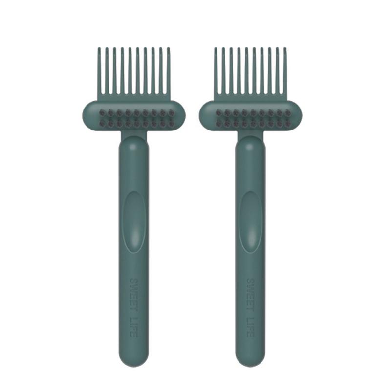 

Multipurpose Compact Hairbrush Cleaner Comb Cleaner Safe For Delicate Combs And Brushes Long Lasting Materials зелёный