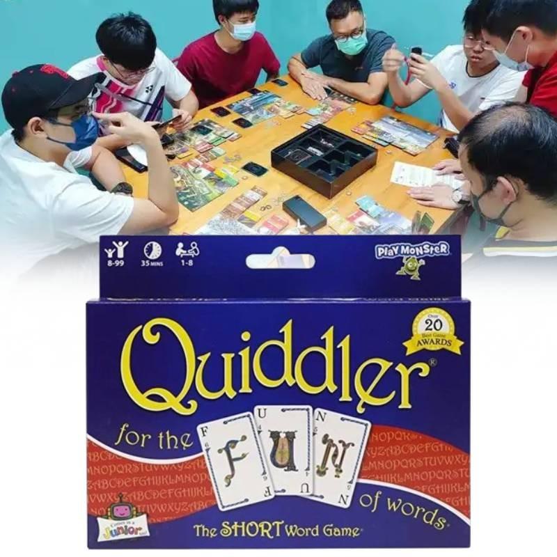 Coinvolgente Gioco di Carte Quiddler Per Famiglia e Amici con Design a Cinque Corone Ideale per Strategia e Divertenti Riunioni