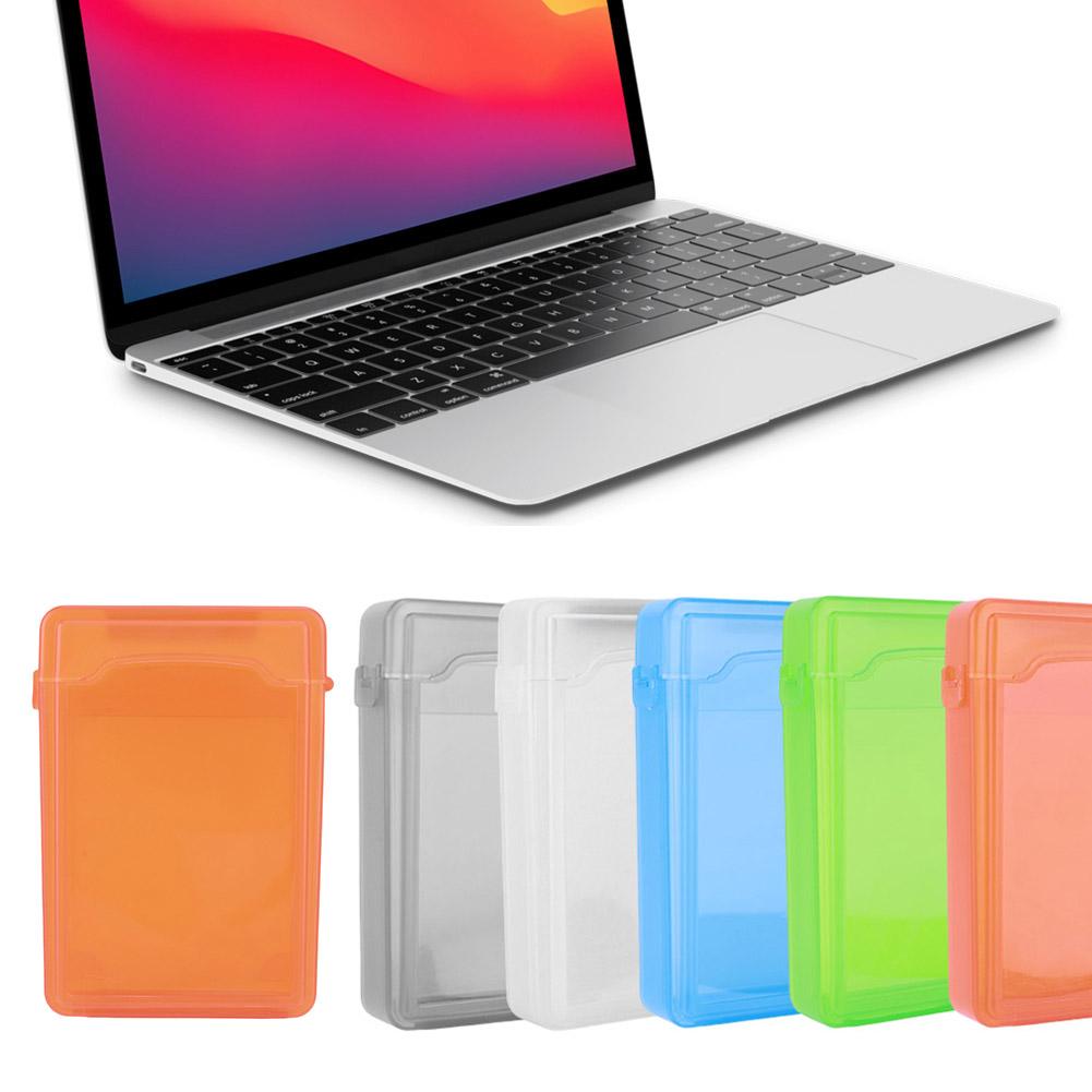 3.5 Inch IDE SATA HDD 3pcs Caddy Case Dustproof Plastic Portable Protection Hard Disk Shockproof HDD Hard Drive Case Multi Color