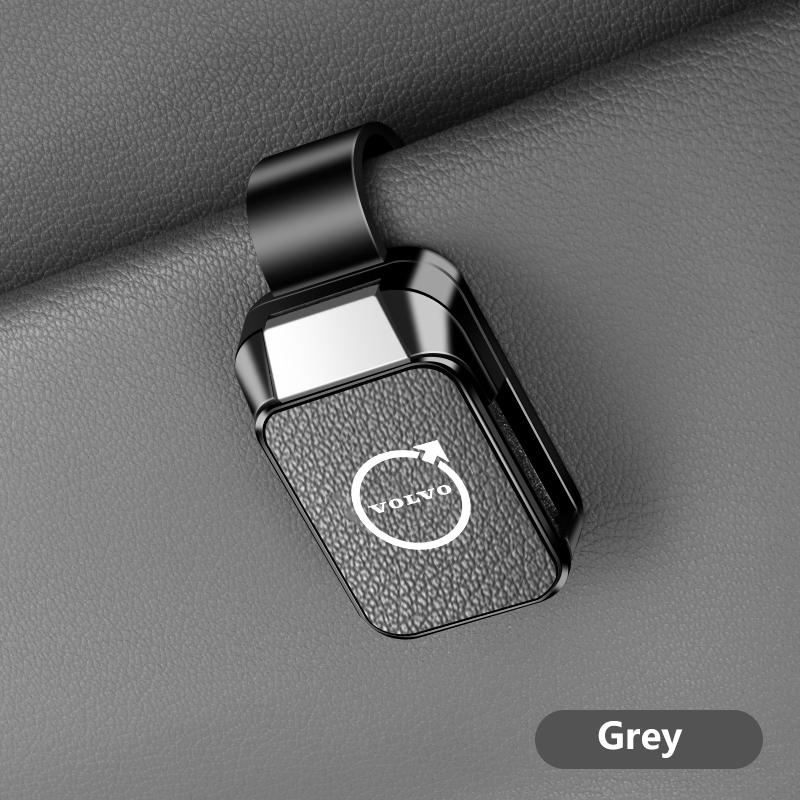 Auto-Sonnenbrillen-Clip Karten-Ticket-Halter Ständer Befestigung Stifteetui Brillen Sonnenblende Für VOLVO XC40 XC60 XC90 S60 S90 2024 2025