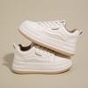 2025 winter new ins Korean version of thick-soled low-top velvet little white shoes women's tide running casual board shoes women's Y8613-2
