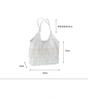 Summer Leisure Vacation Backpack Fairy Lace Shoulder Beach Bag Lace Mesh Tote Bag Underarm Shoulder Satchel Capacity Women's Bag